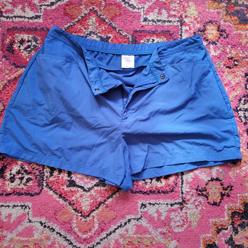 Lands End blue women's shorts